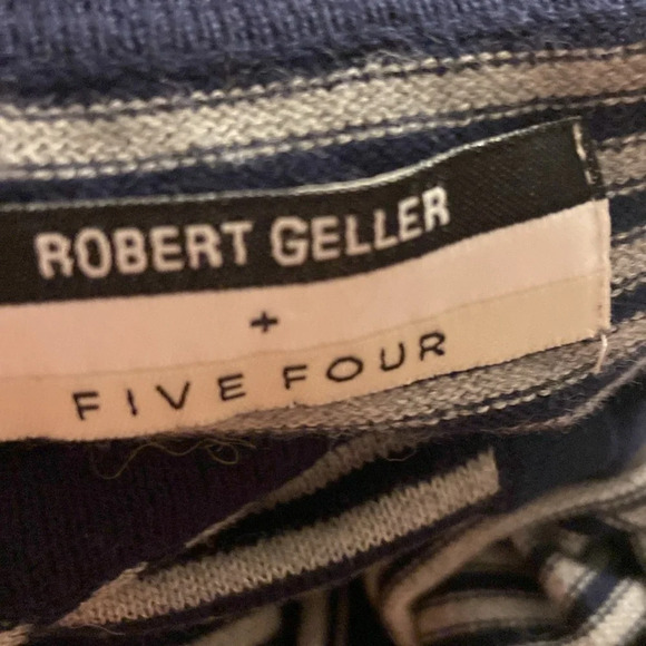 Men’s Five Four Robert Geller Grant long sleeve shirt S/M Striped 100% Cotton - Picture 5 of 6